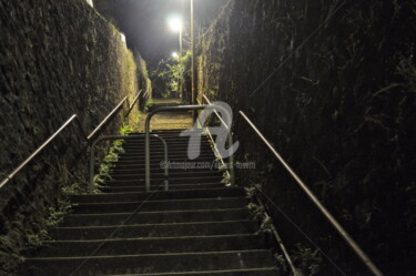 Photographie intitulée "un escalier dans la…" par Ernest Tosetti, Œuvre d'art originale, Photographie numérique