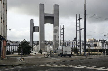 Fotografia intitolato "Brest pont de recou…" da Ernest Tosetti, Opera d'arte originale, Fotografia digitale