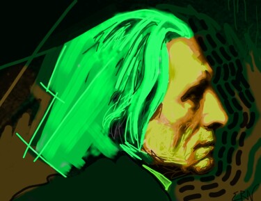 Digitale Kunst mit dem Titel "Liszt" von Ernesto Rivera Novoa, Original-Kunstwerk, Digitale Malerei