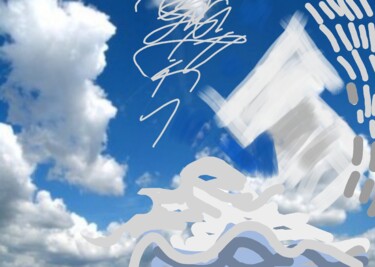 Digital Arts με τίτλο "Clouds" από Ernesto Rivera Novoa, Αυθεντικά έργα τέχνης, Ψηφιακή ζωγραφική