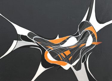 Malerei mit dem Titel "Deconstructed Space…" von Ernst Kruijff, Original-Kunstwerk, Acryl