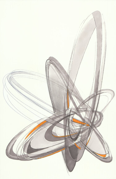 Drawing titled "Continuity of space…" by Ernst Kruijff, Original Artwork, Marker