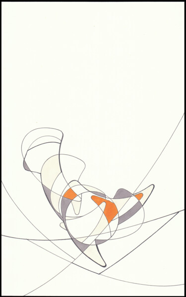 Drawing titled "Puffin" by Ernst Kruijff, Original Artwork, Marker