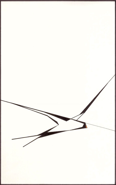 Dibujo titulada "Swallow #2" por Ernst Kruijff, Obra de arte original, Bolígrafo