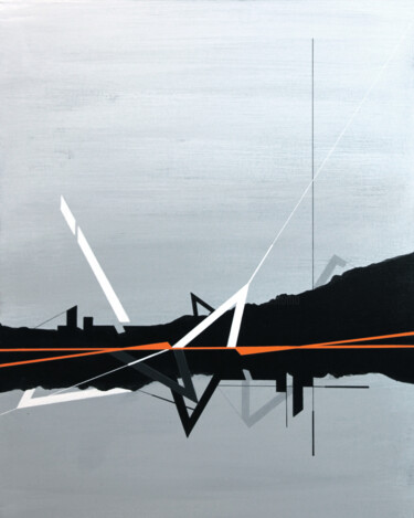 Картина под названием "Rotterdam_212" - Ernst Kruijff, Подлинное произведение искусства, Акрил