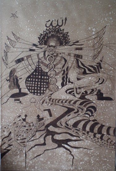 Painting titled "chakra" by Erol Yıldırım, Original Artwork, Other