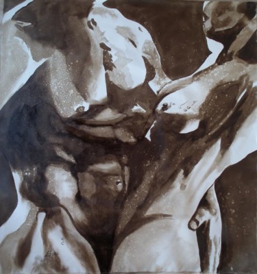 Painting titled "man&woman" by Erol Yıldırım, Original Artwork, Other