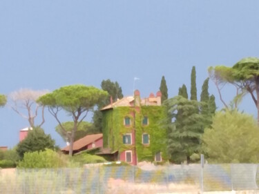 Digital Arts titled "La casa del sogno" by Eros, Original Artwork, Watercolor