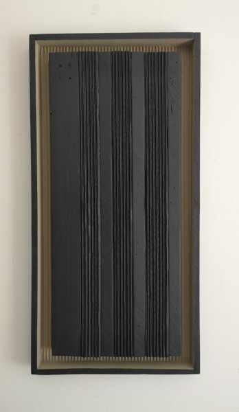 Sculpture titled "S8- Brun4" by Ervé, Original Artwork, Wood