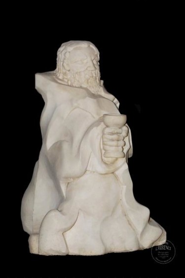 Sculpture intitulée "Socrate" par Erwan Espinasse, Œuvre d'art originale, Pierre