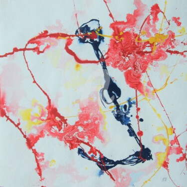 4x Informel auf Papier serie 22 Painting titled "4x Informel auf Pap…" by Erwin Bruegger, Original Art, Enamel