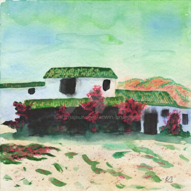 Hazienda Drawing titled "Hazienda" by Erwin Bruegger, Original Art, Other