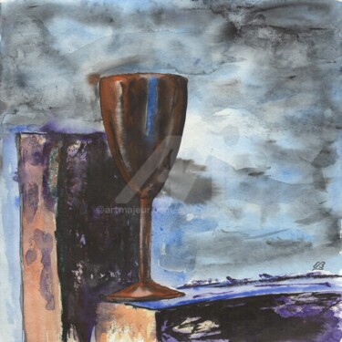 Kelch Drawing titled "Kelch" by Erwin Bruegger, Original Art, Other