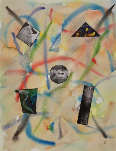 Collages titled "There will be peace" by Erwin Bruegger, Original Artwork, Collages