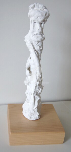 Skulptur mit dem Titel "Figure VIII" von Erwin Bruegger, Original-Kunstwerk, Gips