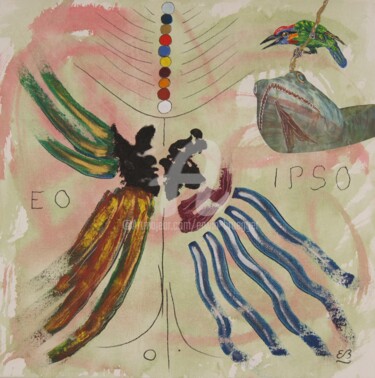 Peinture intitulée "Eo ipso" par Erwin Bruegger, Œuvre d'art originale, Acrylique Monté sur Châssis en bois