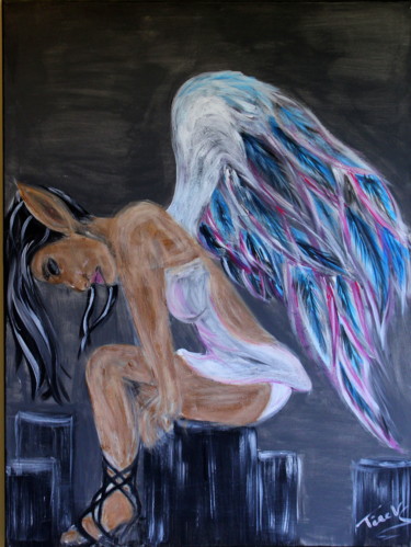 Painting titled "Tine VS - Que Sera…" by Tine Vs, Original Artwork, Acrylic