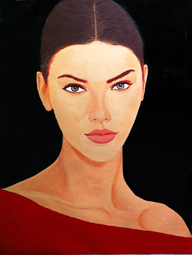 Painting titled "AIMARA" by E_sabater, Original Artwork, Acrylic