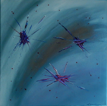Peinture intitulée "Pauvres moustiques!" par La Venitienne, Œuvre d'art originale