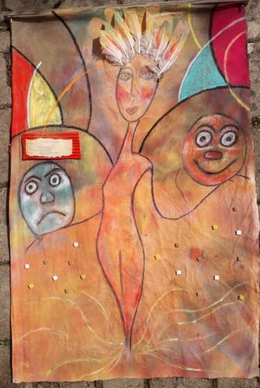 Peinture intitulée "Cas de conscience" par La Venitienne, Œuvre d'art originale
