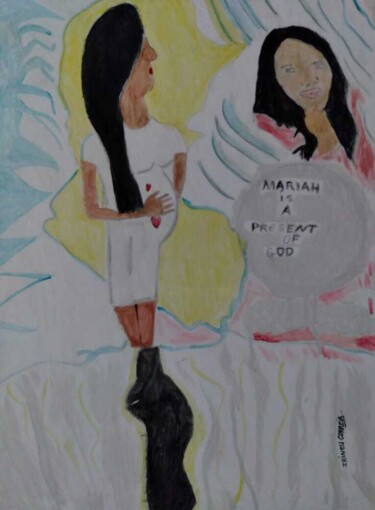 Pintura titulada "Gravida" por Escritor Irineu Correia, Obra de arte original, Oleo