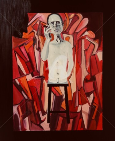 Pintura titulada "Prendre "Du champ"…" por Esdez, Obra de arte original, Oleo Montado en Bastidor de camilla de madera