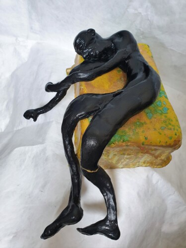 Sculpture intitulée "Adiós para siempre,…" par Esmeralda Skverer, Œuvre d'art originale, Pâte polymère