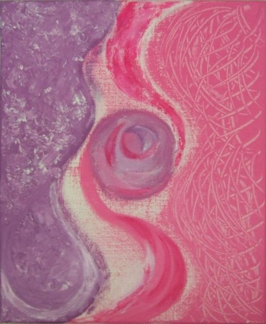 Peinture intitulée "Tourbillon de Coule…" par Esmeralda Nereida, Œuvre d'art originale, Huile
