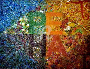 Pintura titulada "SAISONS ET ELEMENTS" por Esmeri, Obra de arte original, Acrílico