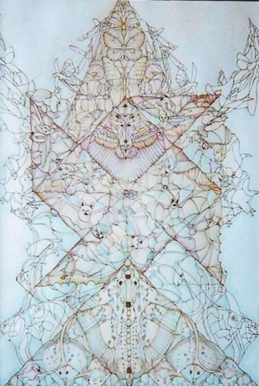 Art textile intitulée "YSOS AILES" par Esmeri, Œuvre d'art originale