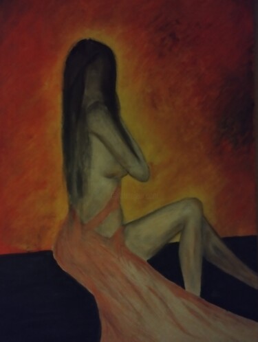 Картина под названием ""Donna velata"" - Esoterya, Подлинное произведение искусства, Акрил