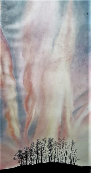 Painting titled "FEERIE" by J3cm (Carine), Original Artwork, Pastel