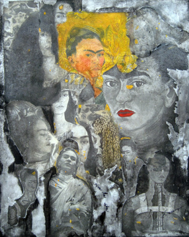 Collages intitolato "Viva la vida!" da Liliana Esperanza, Opera d'arte originale, Collages