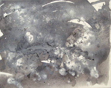Malerei mit dem Titel ""Black and white V"" von Liliana Esperanza, Original-Kunstwerk, Öl