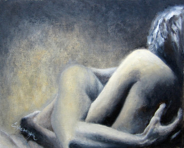 Картина под названием ""Sensualidad  IV"" - Liliana Esperanza, Подлинное произведение искусства, Масло