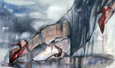 Painting titled ""Berretín"" by Liliana Esperanza, Original Artwork, Oil