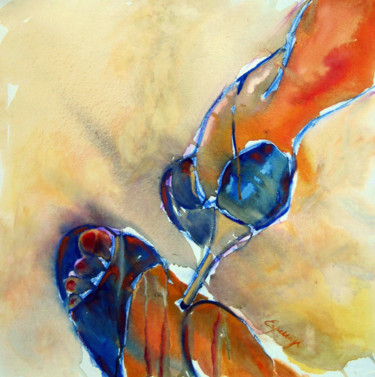 Malerei mit dem Titel ""Esencia Femenina"" von Liliana Esperanza, Original-Kunstwerk, Öl