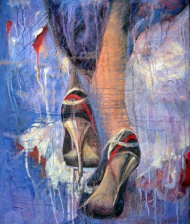 Painting titled ""Wait me"" by Liliana Esperanza, Original Artwork, Oil