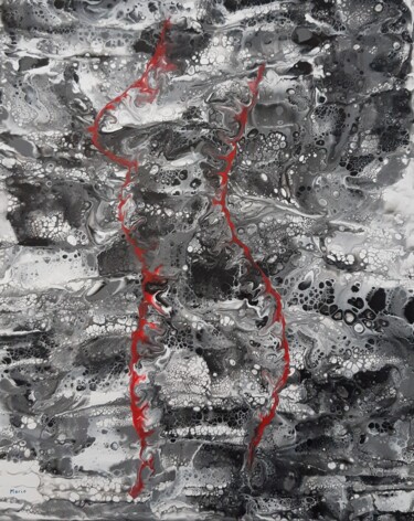 Pittura intitolato "Arrogance" da Mario Esposito, Opera d'arte originale, Acrilico Montato su Telaio per barella in legno
