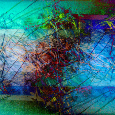 Цифровое искусство под названием "Laura" - Gérard Esquerre, Подлинное произведение искусства, Цифровая живопись Установлен н…