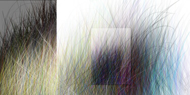 Arts numériques intitulée "Une journée au bord…" par Gérard Esquerre, Œuvre d'art originale, Peinture numérique Monté sur Ch…