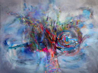Arte digital titulada "Arbre de vie" por Gérard Esquerre, Obra de arte original, Pintura Digital
