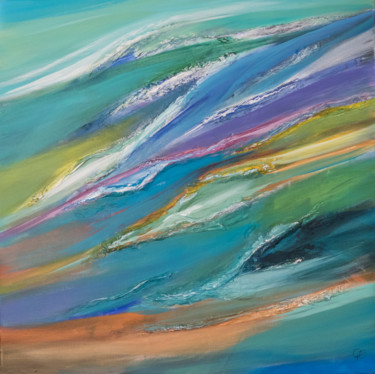 Eau vive 2 70x70x2 cm ©2016 par Gérard ESQUERRE