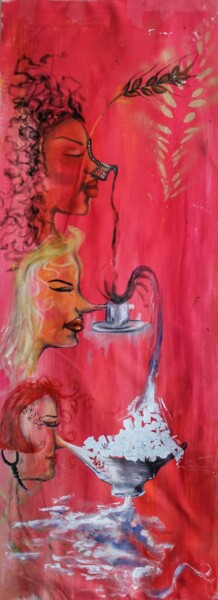 Drawing titled "Burun 2" by Esra Nişancı, Original Artwork, Acrylic