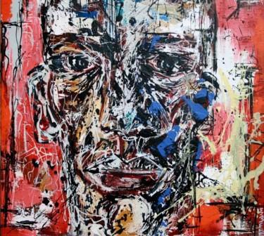 Peinture intitulée "HUMAIN 2" par Essebe, Œuvre d'art originale