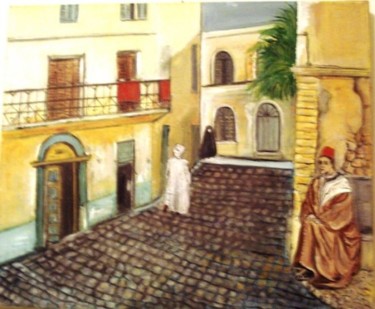Painting titled "l'ombre fugace  d’u…" by Essia, Original Artwork, Oil