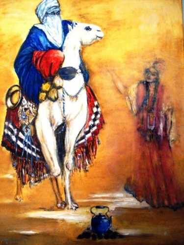 Pittura intitolato "Mirage" da Essia, Opera d'arte originale, Olio