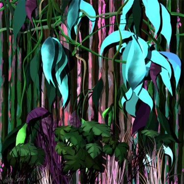 Peinture intitulée "Jungle bell" par Philippe Banche, Œuvre d'art originale