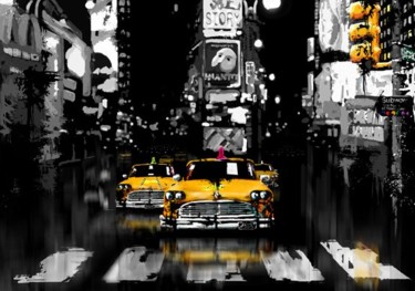 Pintura intitulada "Times Square" por Philippe Banche, Obras de arte originais