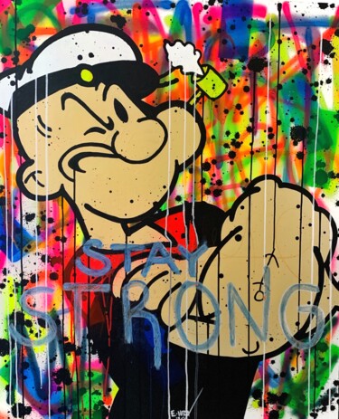 Pintura titulada "Popeye" por Esteban Vera (EVera), Obra de arte original, Acrílico